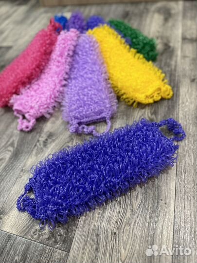 Мочалка ручной работы, мочалка для тела массажная