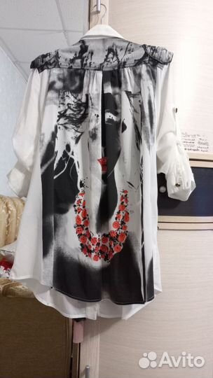 Блузка обманка 48-50