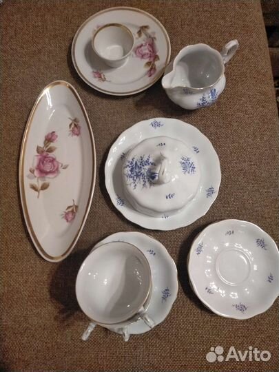 Сервиз столовый много