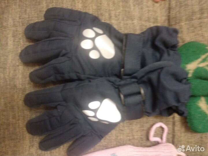 Варежки детские зимние