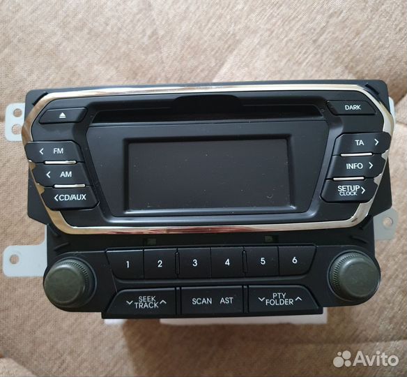 Штатная автомагнитола Kia Rio PA710 QBR