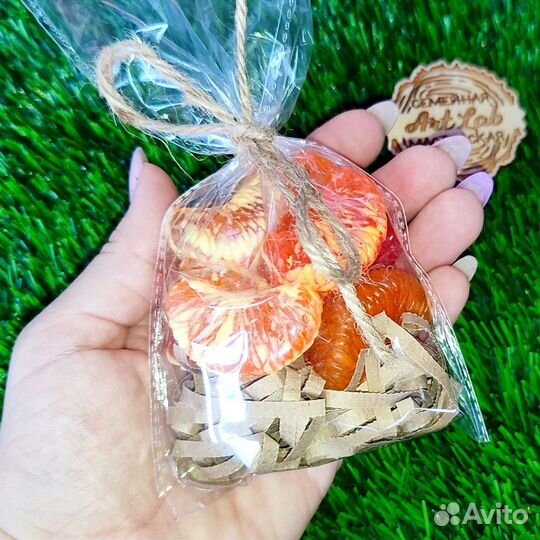 Новогоднее мыло ручной работы