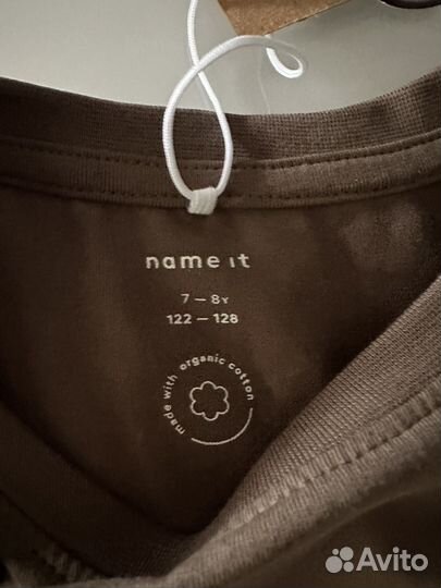 Футболка/лонг новые Name it, Chicco, 122/128