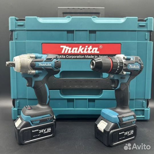 Makita набор 4в1 + 4 акб