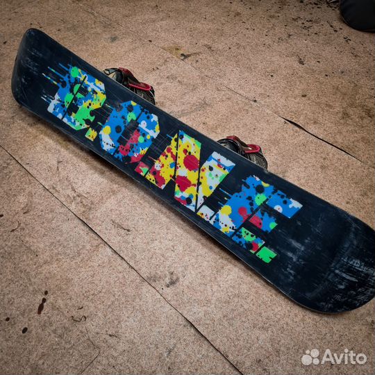 Сноуборд 163, ботинки 44, крепления