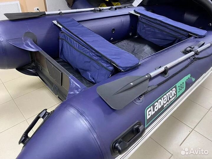 Надувная лодка gladiator E380 AIR С нднд (X-motors