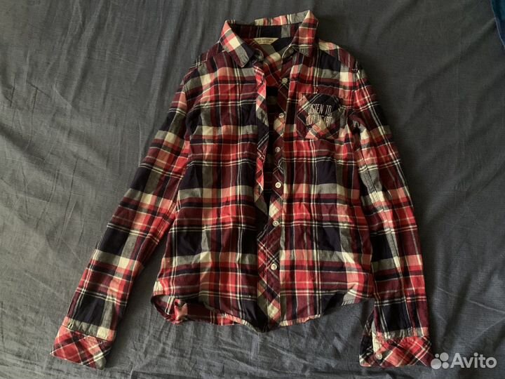 Рубашка клетчатая детская