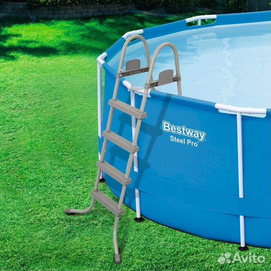 Лестница Bestway для бассейнов без площадки, 122см