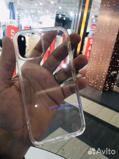 Чехол для iPhone 12/12Pro силиконовый прозрачный