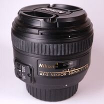 Объектив Nikon 50mm f/1.4G AF-S Nikkor, черный