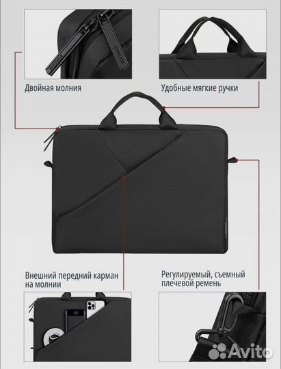 Сумка для ноутбука rivacase 8730 grey до 15.6