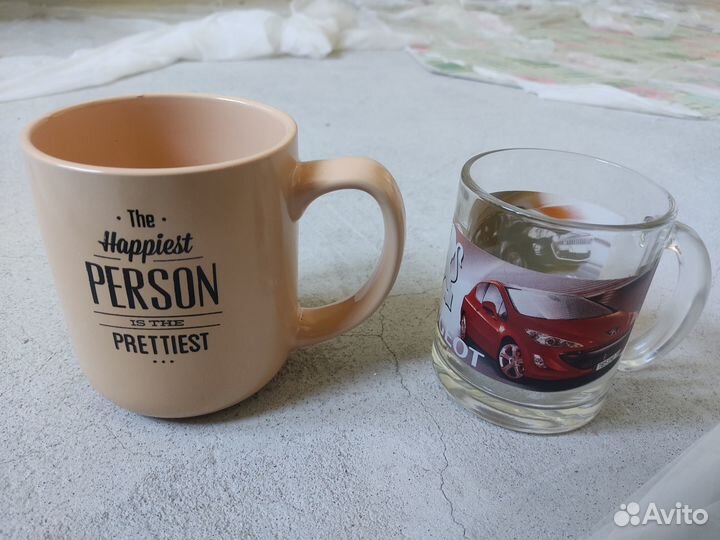 Кружки 2 шт,новые