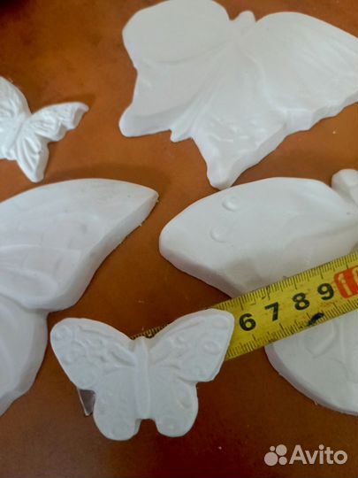 Бабочки из гипса г16