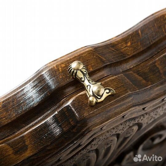 Шахматы и нарды резные Корона 61 х 64 см бук Армения 62716