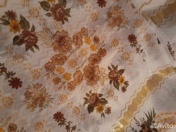 Рулоны ткани: тюль с люрексом, Oulabitex, СССР