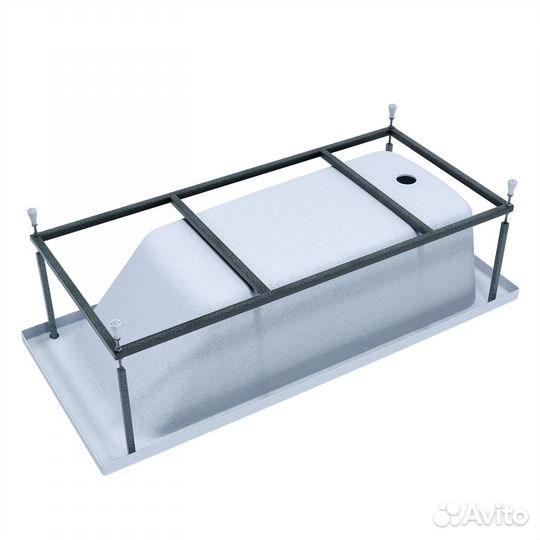 Ванна акрил 130х70 1ACReal Gamma Щ0000028715 прям