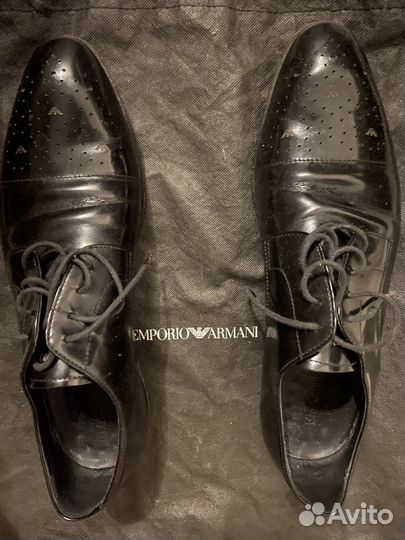 Туфли мужские emporio armani Италия кожа 42