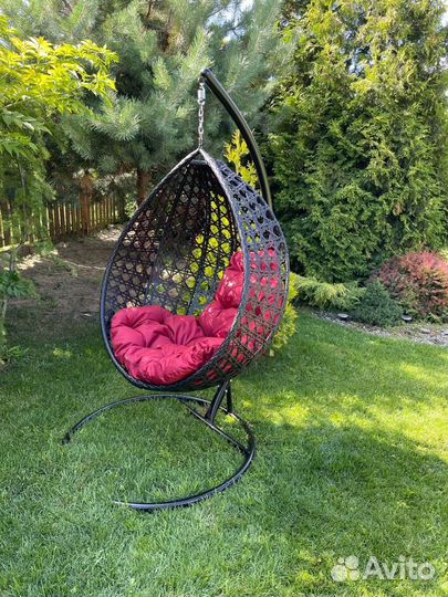 Садовая качеля, качеля кокон, капля