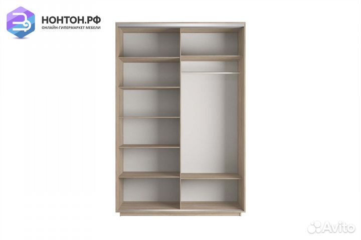 Шкаф-купе 2-х дверный Нонтон фото №1015 / дуб соно