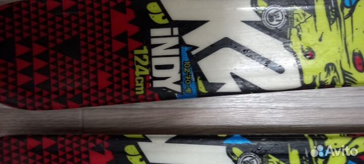 Горные лыжи детские комплект 124