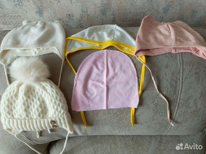 Шапка детская для девочки пакетом