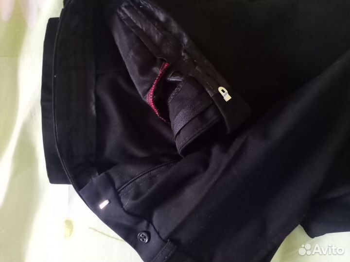 Классические черные брюки 50 р