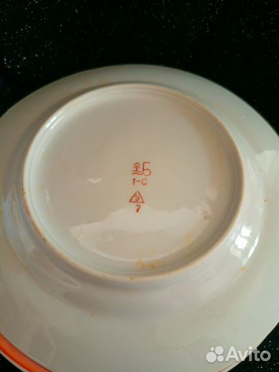 Фарфоровые тарелки СССР Барановский фз