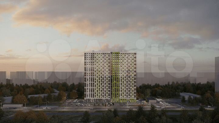 2-к. квартира, 62,5 м², 16/27 эт.