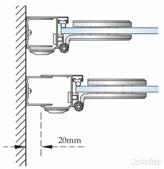 Душевой уголок Burlington Slider C15+C8S+C13