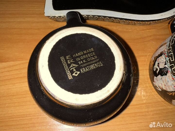 Кофейный сервиз на 2 персоны из греции Kratimenos