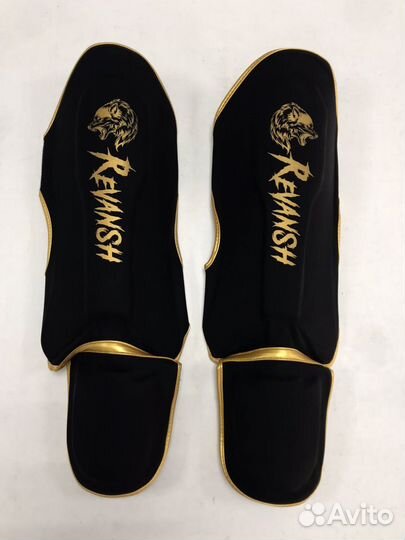 Щитки голень-стопа кожаные Revansh