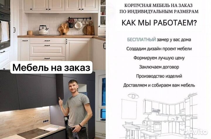 Кухни на заказ по размерам