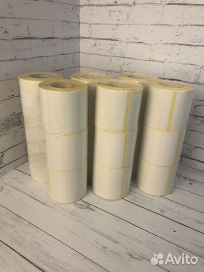 Термоэтикетки 75х120 опт/розница