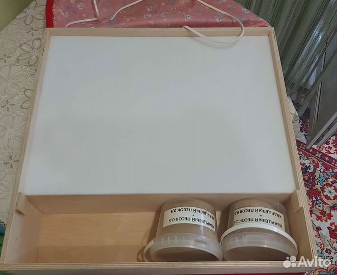 Стол-ящик для песочной терапии с подсветкой