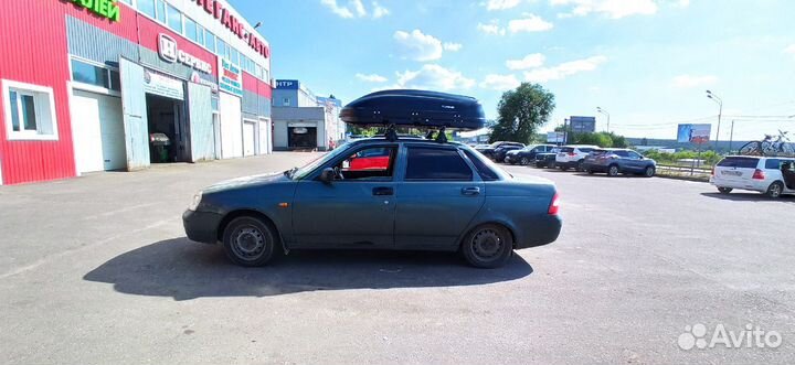 Автобокс на крышу Аэродинамический Черный Turino 1