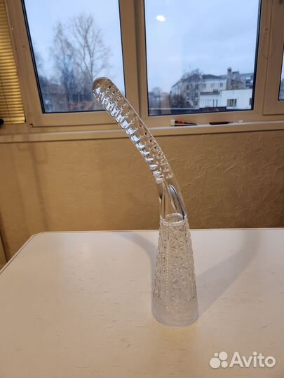 Рог изобилия из Чешского хрусталя ручной работы