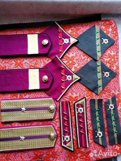 Петлицы и погоны пехоты ркка образца 1943года