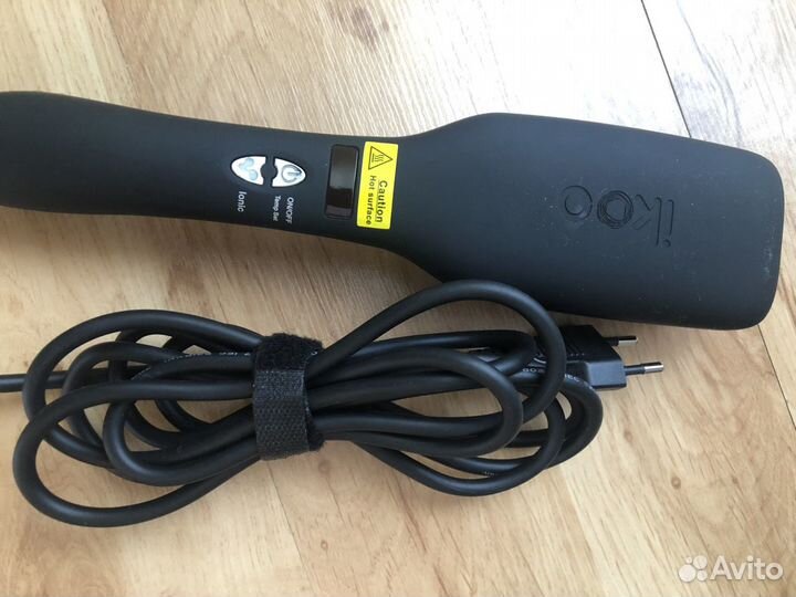 Расческа выпрямитель e-styler ikoo black beluga