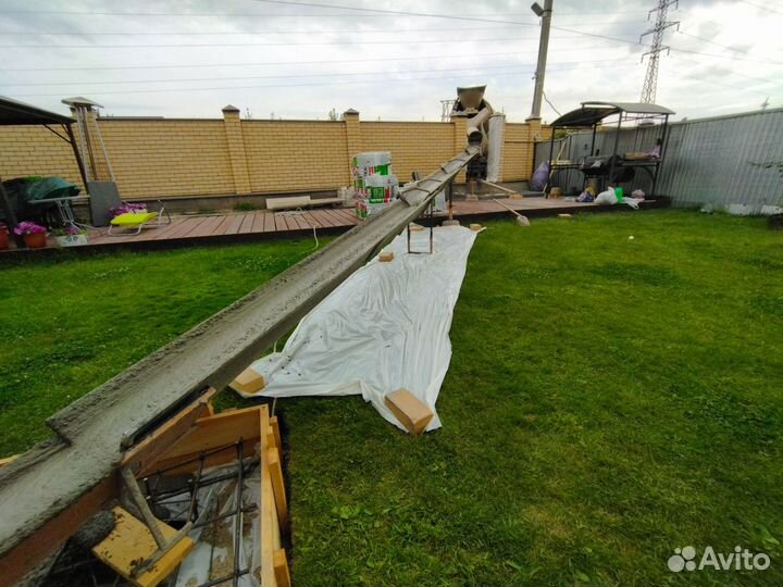 Аренда желоба для приёма бетона.Доставка