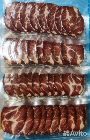 Сыровяленное мясо (коппа)