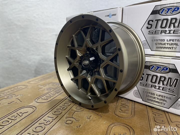 Диски для квадроцикла Polaris ITP hurricane bronze