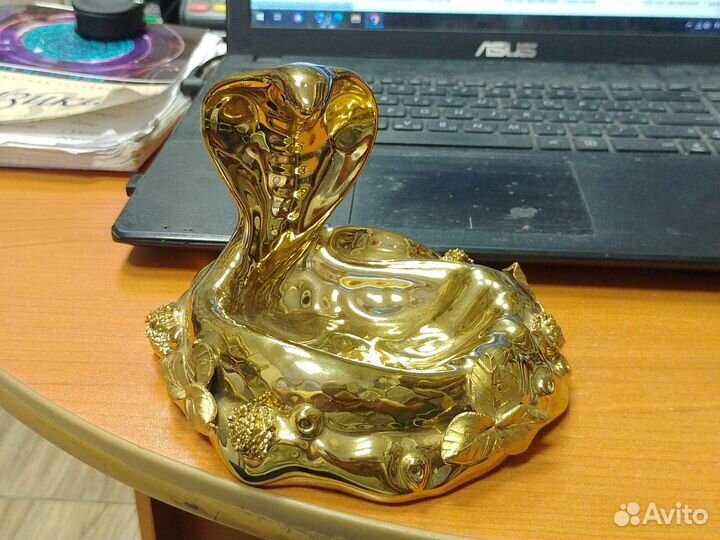 Статуэтка Пепельница Змея Кобра