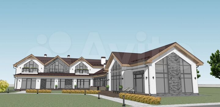 Коттедж 437 м² на участке 20 сот.