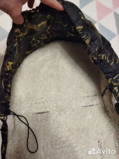 Конверт зимний меховой в коляску AmaroBaby 80 см