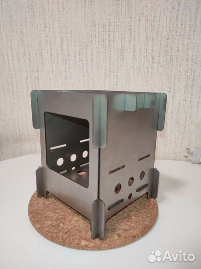 Печь щепочница походная