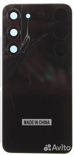Задняя крышка для Samsung S911B (S23) Черная (Со с