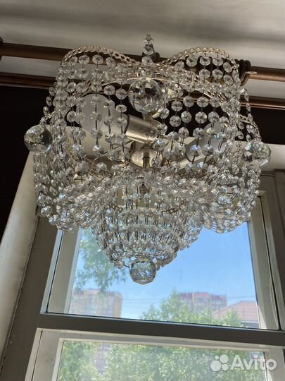 Люстра хрустальная