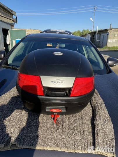 Кофр со спинкой для мототехники