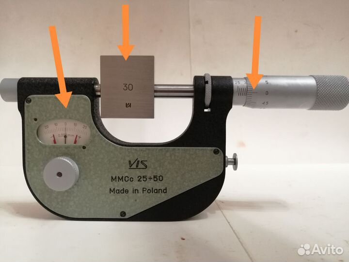 Микрометр Пассаметр Vis 25-50мм