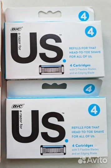 Станок металл BIC US и 2 картриджа из США